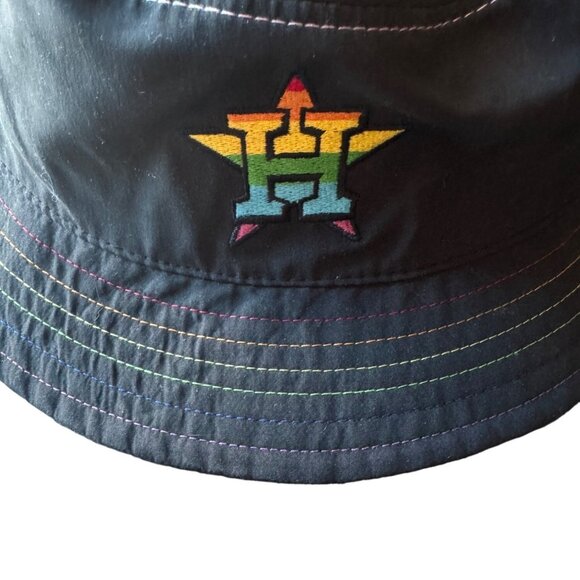 Houston Astros SGA Pride Night Bucket Hat Giveaway Rainbow 6/25/2024 In Hand - Picture 3 of 4